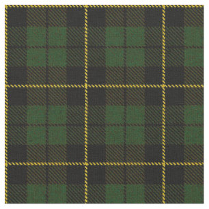 Tissu O.D. Jaune vert de plaid de Kelly/or/rayure noire