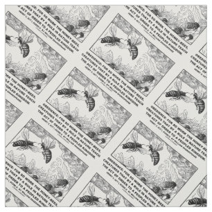 Tissu Obedience Travail Miel Abeilles Henry V Shakespear