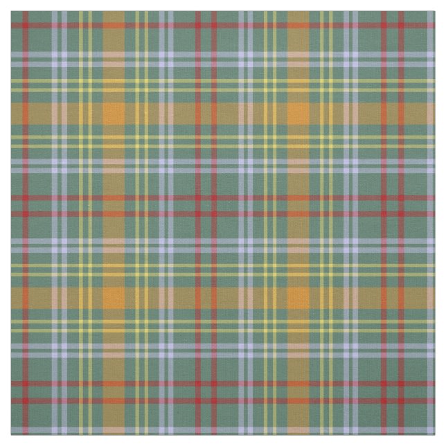 Tissu O'Brien Tartan Motif irlandais coloré (Échantillon)