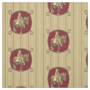Tissu occidental de cow-girl vintage