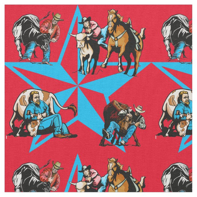 Tissu occidental de lutte de rodéo de cowboys de (Fermer)