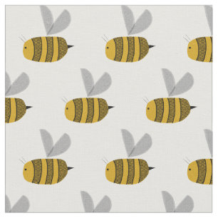 Tissu Occupé gaffez les abeilles