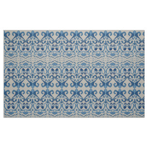 Tissu Océan vintage de tuile d'île des Caraïbes