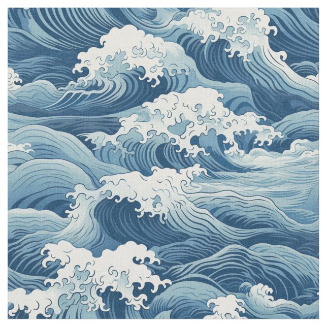 Tissu Ocean Waves (Fermer)