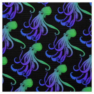 Tissu Octopus pourpre