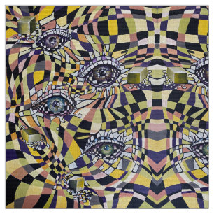 Tissu Oculus rétro moderne 80s 90s