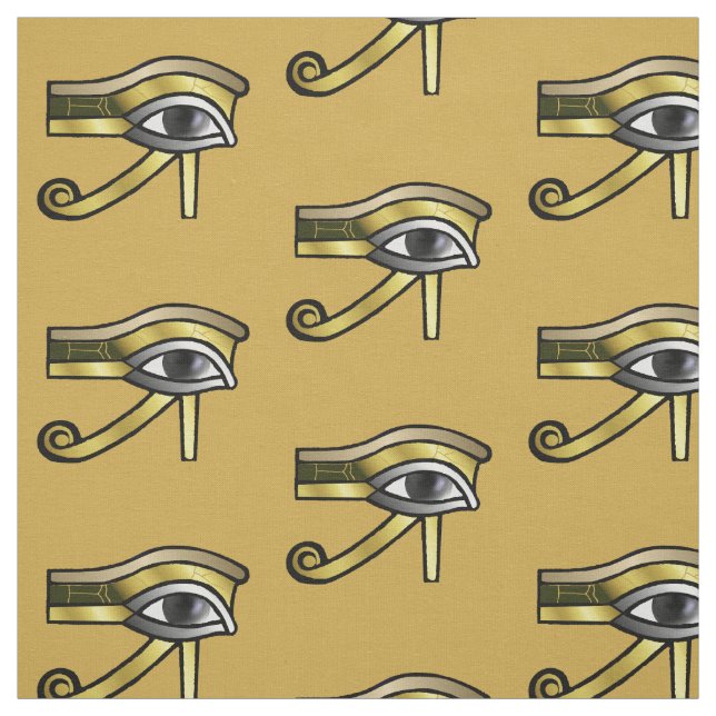 Tissu Oeil d'or de Horus (Échantillon)