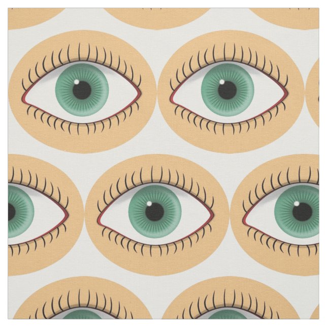 Tissu Oeil humain drôle réaliste (Échantillon)