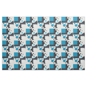 Tissu Œuvre d'art géométrique abstraite moderne