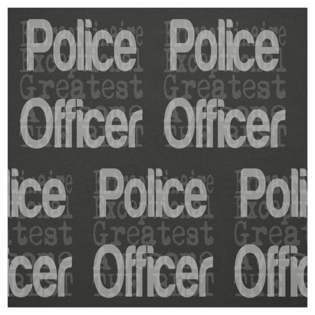 Tissu Officier de police Extraordinaire (Échantillon)