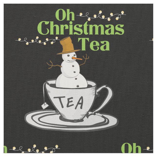 Tissu Oh Christmas Tea - Tea Lover Noël (Fermer)