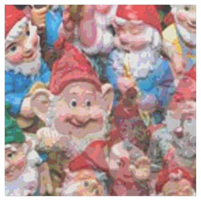 Tissu Oh gnome d'I, droite (Fermer)