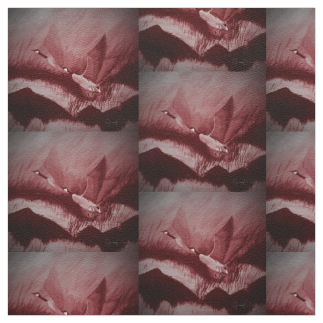 Tissu Oie rose (Échantillon)