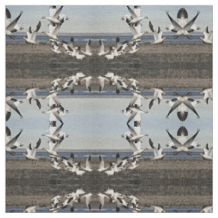 Tissu Oies de neige de vol