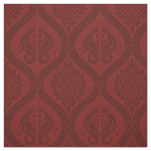 Tissu Oignon de wyvern, rouge profond