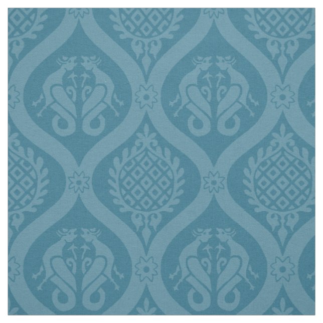 Tissu Oignon de wyvern, Turquoise (Échantillon)