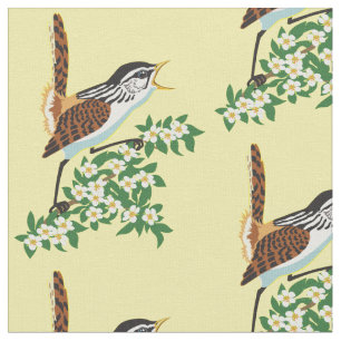 Tissu Oiseau-chanteur des marais