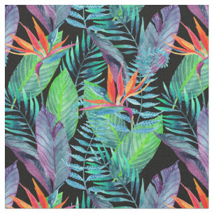 Tissu Oiseau d'aquarelle du paradis