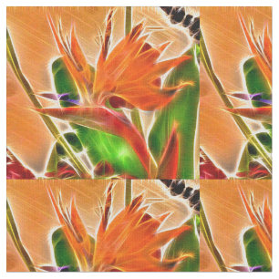 Tissu Oiseau du paradis