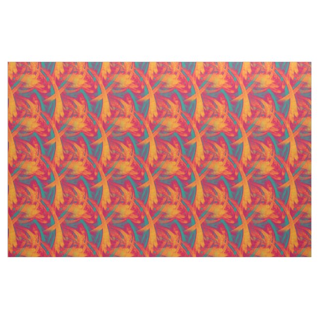 Tissu Oiseau Du Paradis Tropical (Fat Quarter)