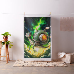 Tissu Oiseau-limace Steampunk Cosmique – Créature de Rêv