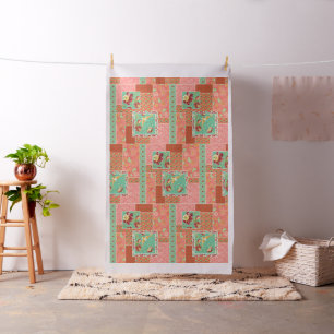 Tissu Oiseaux de Bohème modernes de fleur de style de