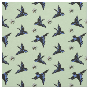 Tissu Oiseaux et abeilles
