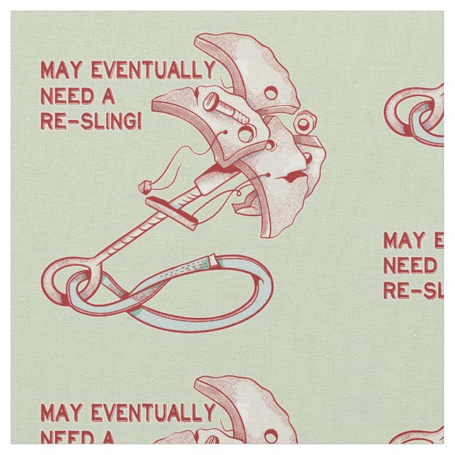 Tissu Old Rock escalade cam drôle (Fermer)