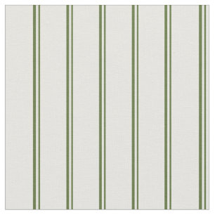 Tissu Olive foncé Vert et crème de menthe Motif rayé