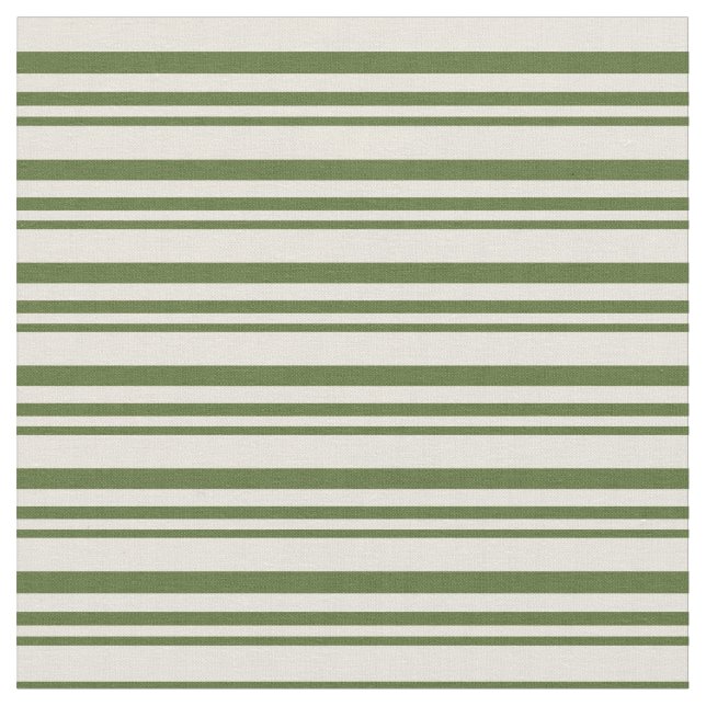 Tissu Olive foncé vert et Motif beige (Fermer)