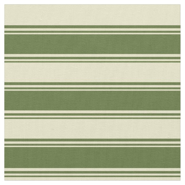 Tissu Olive foncé vert et Motif or pâle (Fermer)