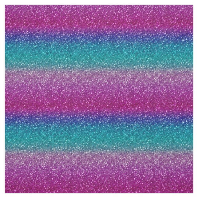 Tissu Ombre Turquoise rose brillant (Échantillon)