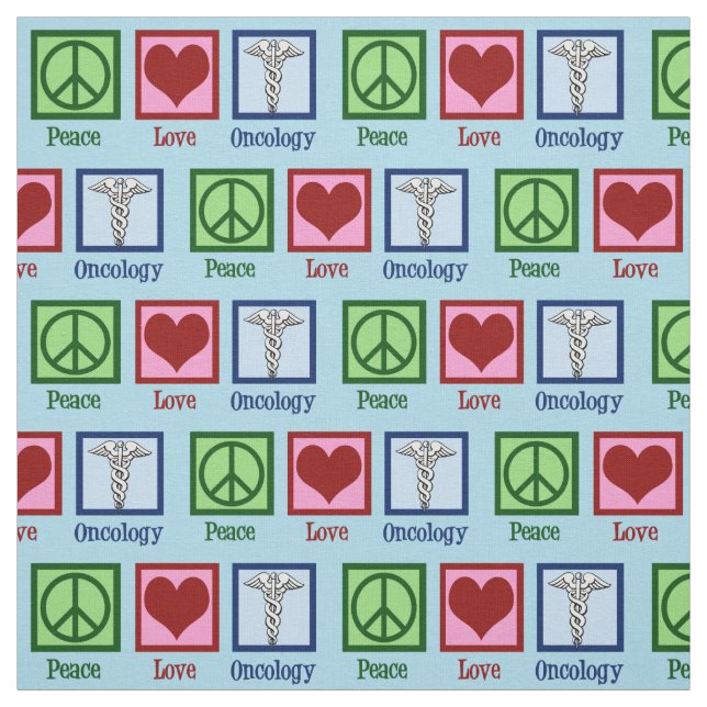 Tissu Oncologue Bureau d'oncologie Peace Love (Échantillon)