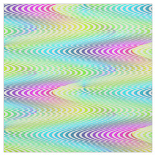 Tissu Ondes de couleur néon Stripes motif sans couture