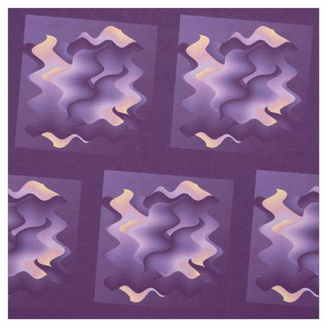 Tissu Ondes violettes (Échantillon)
