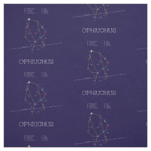 Tissu Ophiuchus de constellation zodiaque