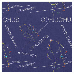 Tissu Ophiuchus de constellation zodiaque