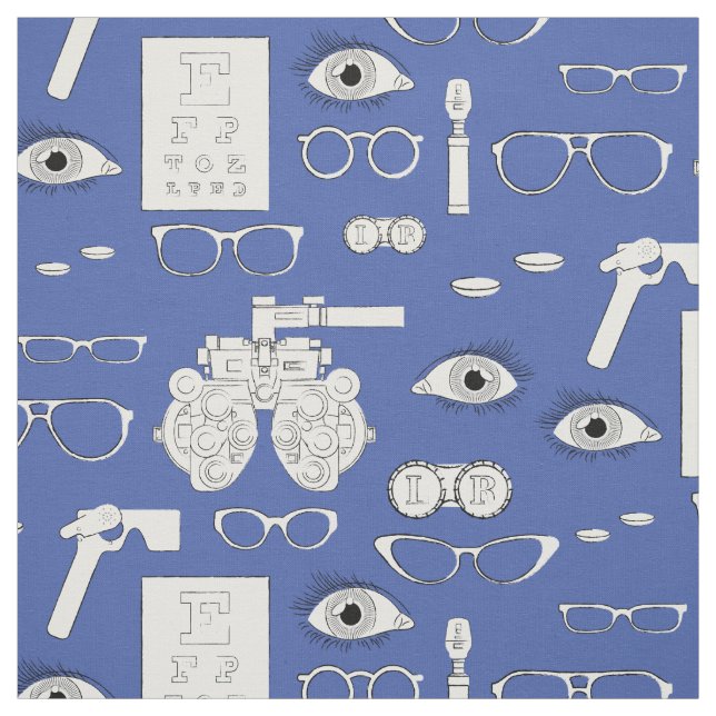 Tissu Optométriste Opticien Vintage (Échantillon)