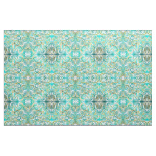 tissu or bleu, textile de maison coloré magnifique