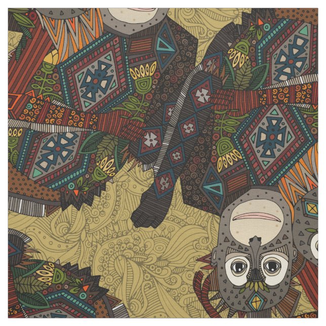 Tissu or d'orangs-outans (Échantillon)