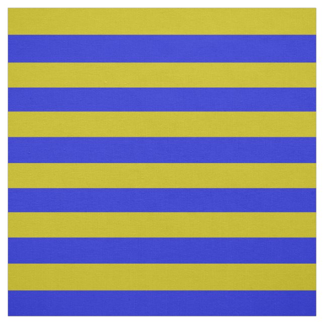 Tissu Or foncé, maille bleue royale, rayures (Échantillon)