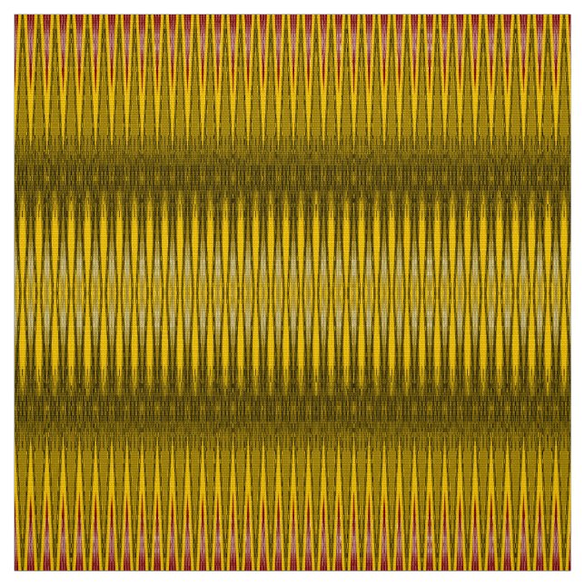 Tissu Or géométrique ethnique (Échantillon)