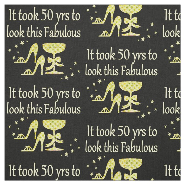 TISSU OR IL FAUT 50 ANS POUR REGARDER CE FABULE (Échantillon)