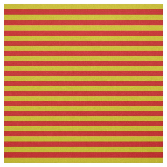 Tissu Or sombre, maille rouge vif, rayures (Échantillon)