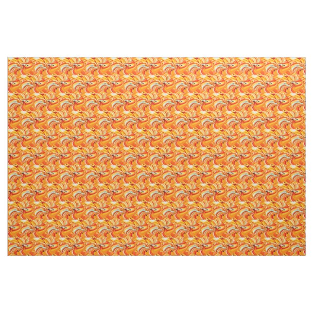 Tissu Orange chic (Fat Quarter)