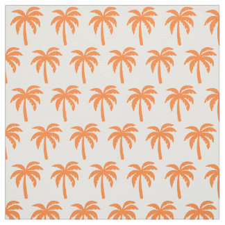 Tissu orange de palmier