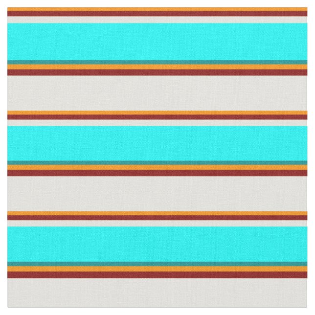 Tissu Orange foncé, Maroon, Jaune clair, Cyan, Cyan fonc (Fermer)