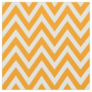 Tissu Orange Modern Chevron Stripes