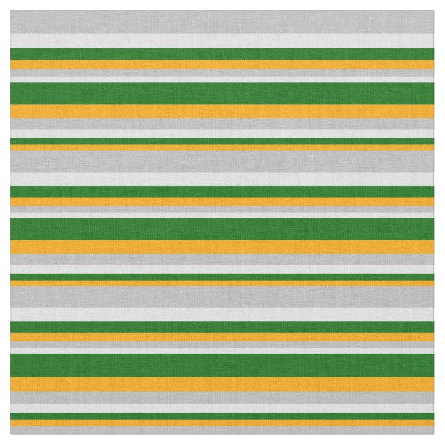 Tissu Orange, vert foncé, lavande et gris (Fermer)