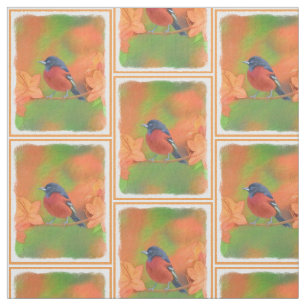 Tissu Orchard Oriole Songbird Peinture Oiseau original